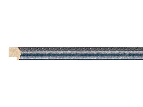 Gemini Wood Moulding - DARK BLUE SILVER/BROWN