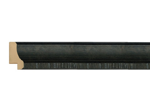 Gemini Wood Moulding - ANTIQUE /DISTRESSED BLACK