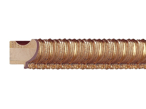 Gemini Wood Moulding - OXIDIZED SILVER