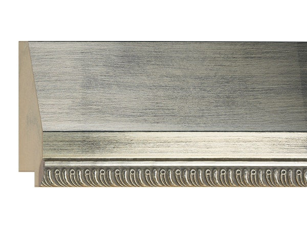 Gemini Wood Moulding - SILVER/BLUE UNEVEN