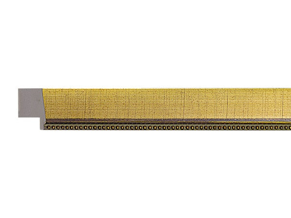Gemini Wood Moulding - GOLD SCRATCH W/BEAD