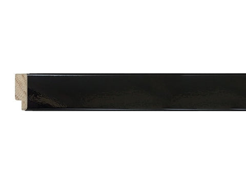 Gemini Wood Moulding - Mottled Black