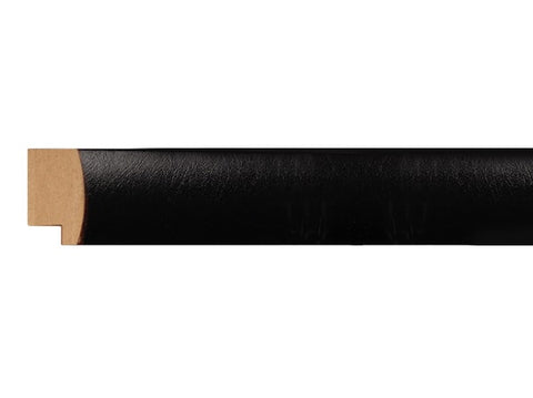 Gemini Wood Moulding - MDF BLACK LEATHER