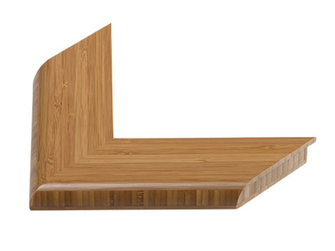 Gemini Wood Moulding - BAMBOO ROUNDED EDGE CARAMELIZED