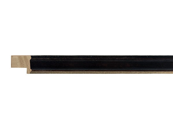 Gemini Wood Moulding - TEXTURED BLACK/ANT GOLD