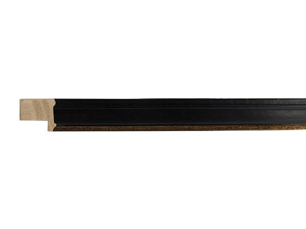 Gemini Wood Moulding -  TEXTURED BLACK/ANT SILVER