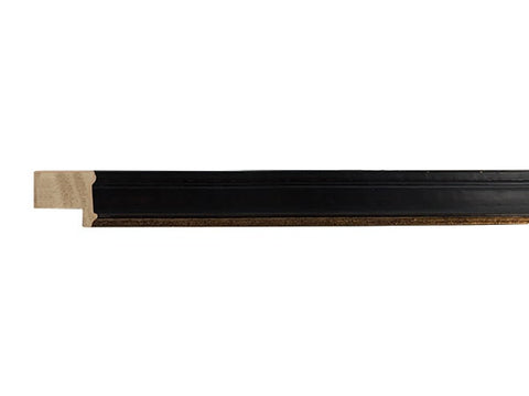 Gemini Wood Moulding -  TEXTURED BLACK/ANT SILVER
