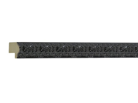 Gemini Wood Moulding - MATTE BLACK ORNATE