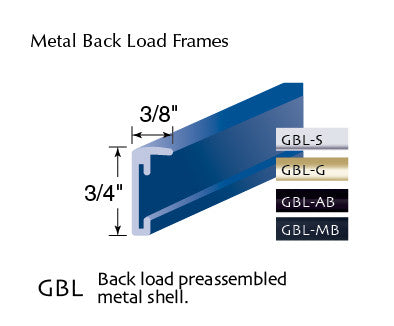 Gemini Ready Made Frame - BRITE BLACK