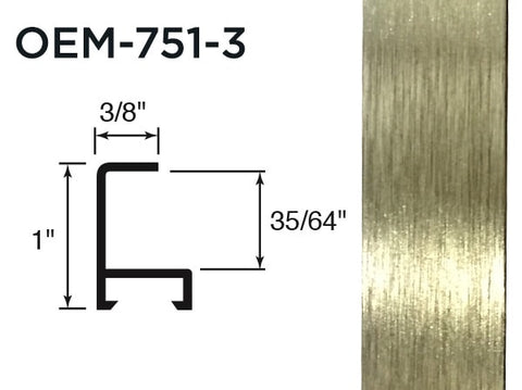 Gemini Metal Moulding - Gold