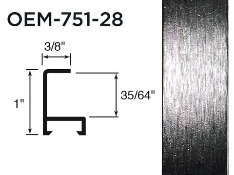 Gemini Metal Moulding - Anodic Black