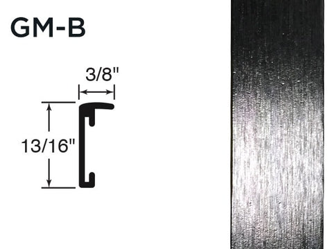 Gemini Metal Moulding - Brite Black