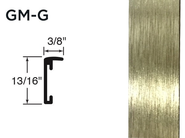 Gemini Metal Moulding - Brite Gold