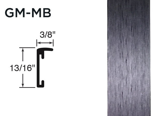 Gemini Metal Moulding - Matte Black