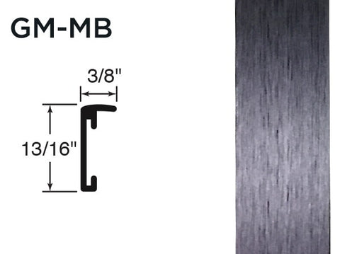Gemini Metal Moulding - Matte Black