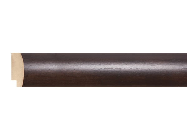 Gemini Wood Moulding - SLIGHT ROUND BRAZILIAN WALNUT