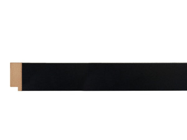 Gemini Wood Moulding - BLACK SATIN MICA FLAT