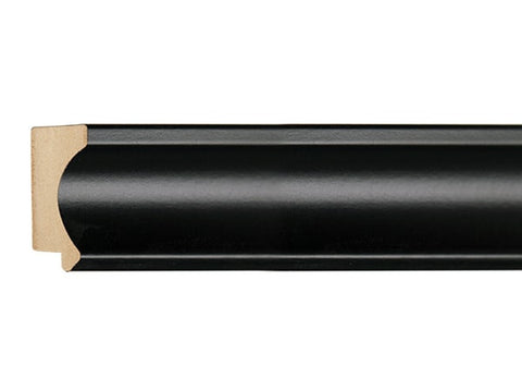 Gemini Wood Moulding - SATIN BLACK SCOOP MDF