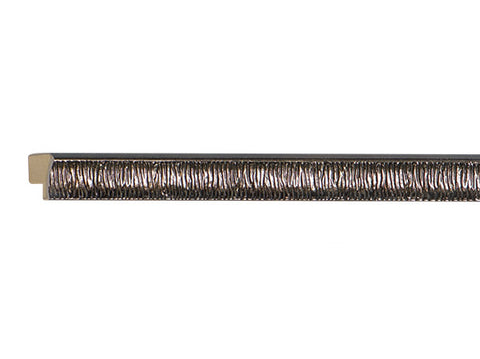 Fotiou Wood Moulding -  ORNATE OXIDIZED CHROME/SILVER LEAF