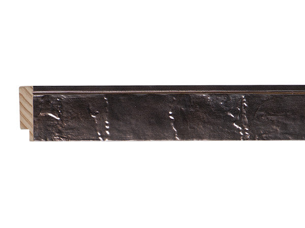 Fotiou Wood Moulding -  ORNATE OXIDIZED CHROME/SILVER LEAF