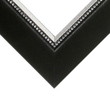 Nielsen Metal Moulding - BEADED FLORENTINE BLACK/SH