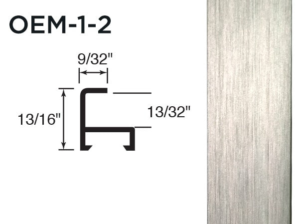 Gemini Metal Moulding - Frosted Silver