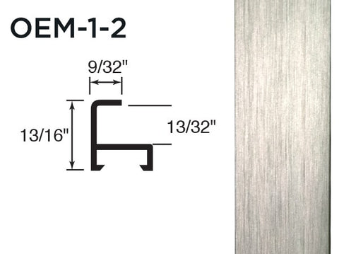 Gemini Metal Moulding - Frosted Silver