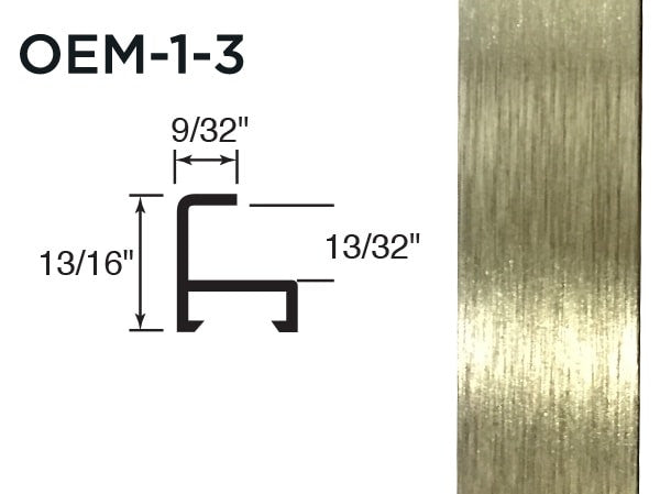 Gemini Metal Moulding - Gold