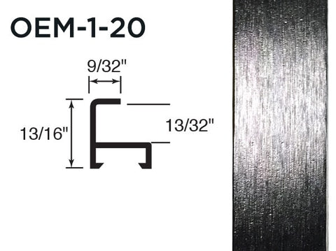 Gemini Metal Moulding - Anodic Black