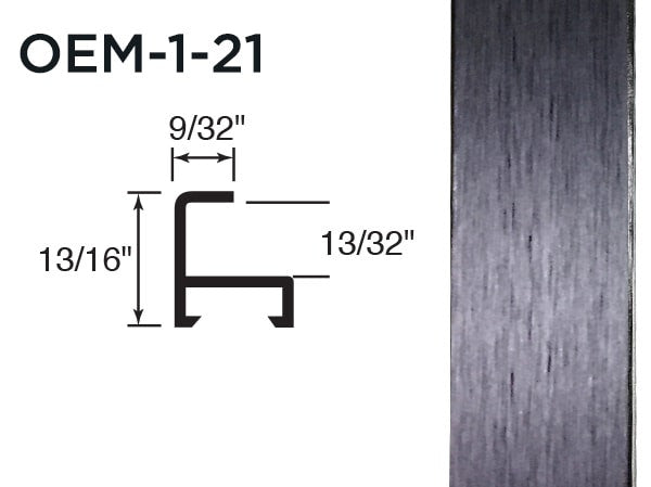 Gemini Metal Moulding - Matte Black