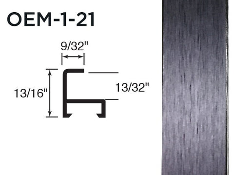 Gemini Metal Moulding - Matte Black