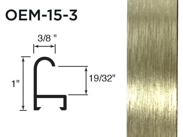 Gemini Metal Moulding - Gold