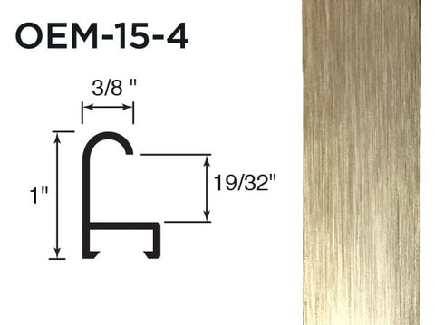 Gemini Metal Moulding - Frosted Gold