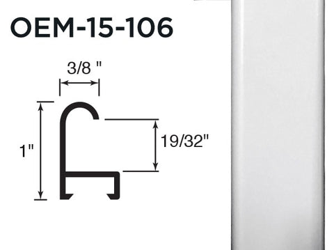 Gemini Metal Moulding - White Paint