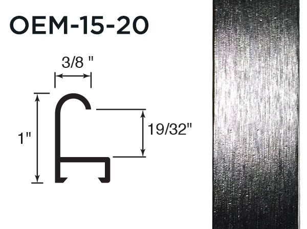 Gemini Metal Moulding - Anodic Black