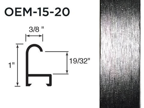 Gemini Metal Moulding - Anodic Black
