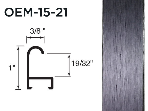 Gemini Metal Moulding - Matte Black