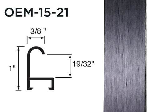 Gemini Metal Moulding - Matte Black