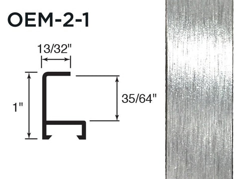 Gemini Metal Moulding - Silver