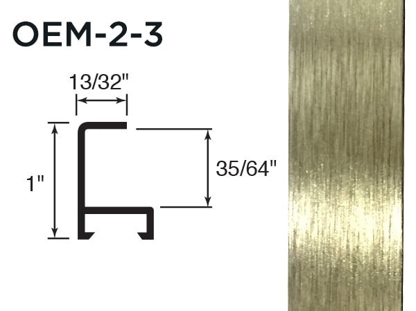 Gemini Metal Moulding - Gold