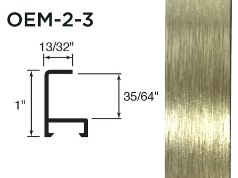 Gemini Metal Moulding - Gold