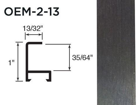 Gemini Metal Moulding - Contrast Grey