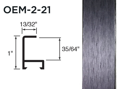 Gemini Metal Moulding - Matte Black