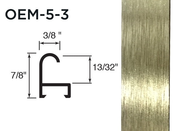 Gemini Metal Moulding - Gold