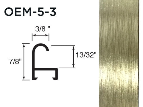 Gemini Metal Moulding - Gold
