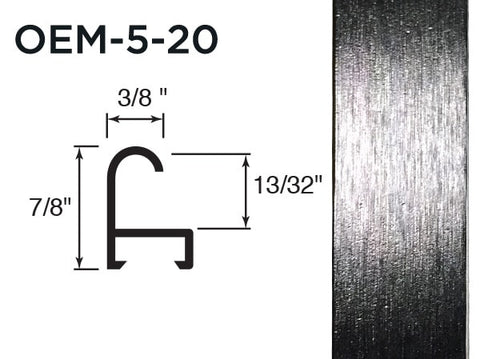Gemini Metal Moulding - Anodic Black