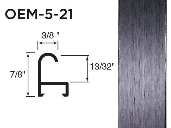 Gemini Metal Moulding - Matte Black