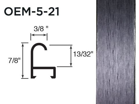 Gemini Metal Moulding - Matte Black