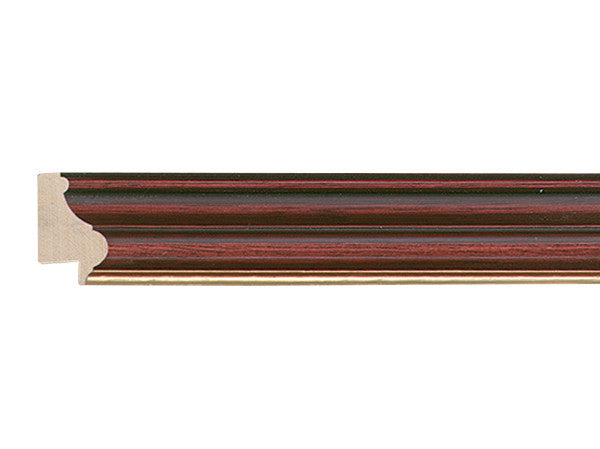 Gemini Ready Made Frame - MAHOGANY W/BRUSHED GOLD