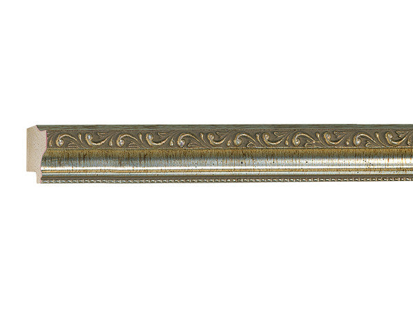 Gemini Ready Made Frame - SCRATCHED SILVER ORNATE